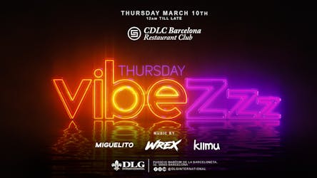 Thursday Vibezzz ; March 10th – Tables
